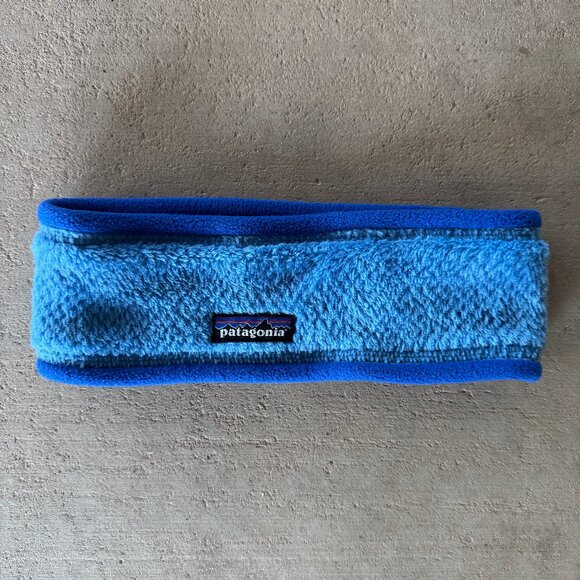 NWOT Patagonia Re-Tool Headband Blue Womens Unisex Ski Winter Recycled Fleece - Picture 1 of 3
